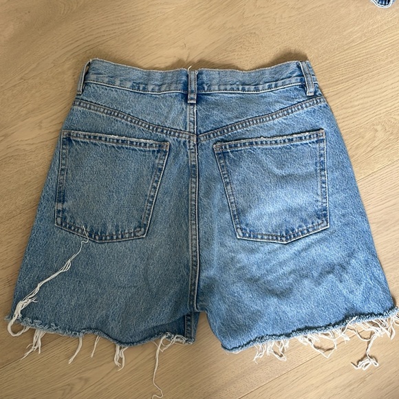 Zara Denim Cut Off Shorts Size 6 - Picture 2 of 2